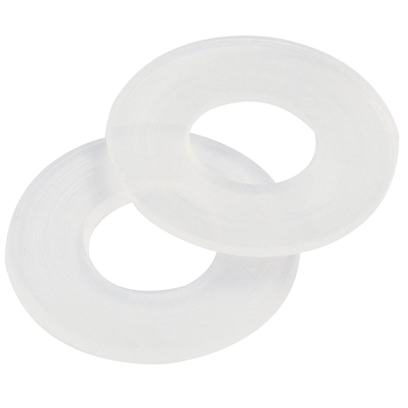 OSVJE 100 Pack 1/4" ID x 1/2" OD Clear Nylon