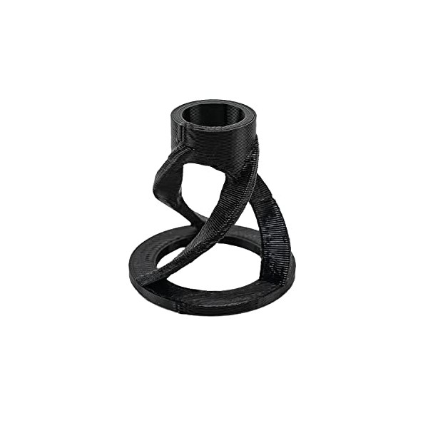 Coral Frag Plug Sand Stands Set of 5 (0.5", Black)