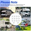 Adabuing 16435 RV Plastic Santoprene Swivel Seal 1/2" Replacement for