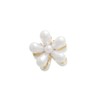 VingTAINE H7665 Hair Clip, Flower, Pearl, Hair Claw, Mini, Small,