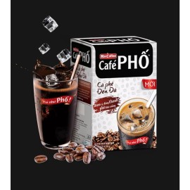 MacCoffee 10 Packs MacCoffee Café Phố Vietnamese Instant 3in1 Iced Milk Black Coffee - Ice Black Coffee (160g)