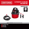 CRAFTSMAN CMXEVBE17250 2.5 Gallon 2.5 Peak HP Wet Dry Vac,