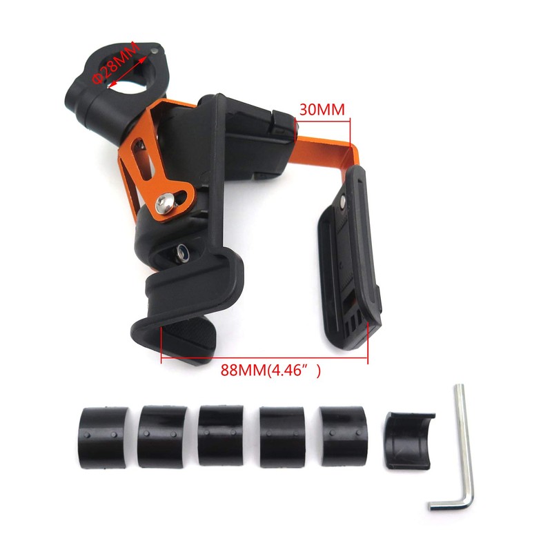 SMT- Motorcycle Drink Bottle Cup Holder Mount Release Stand ATV