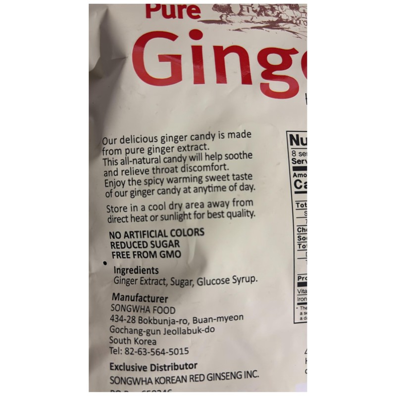 Pure Ginger Hard Candies 3 bags