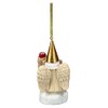 Pacific Giftware Garden Gnome Angel with Wine for Hanging, Christmas