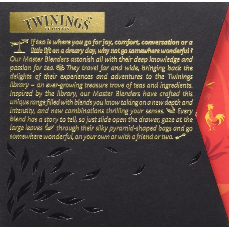 Twinings Tea Gift Box Collection 45g - Golden Tipped English