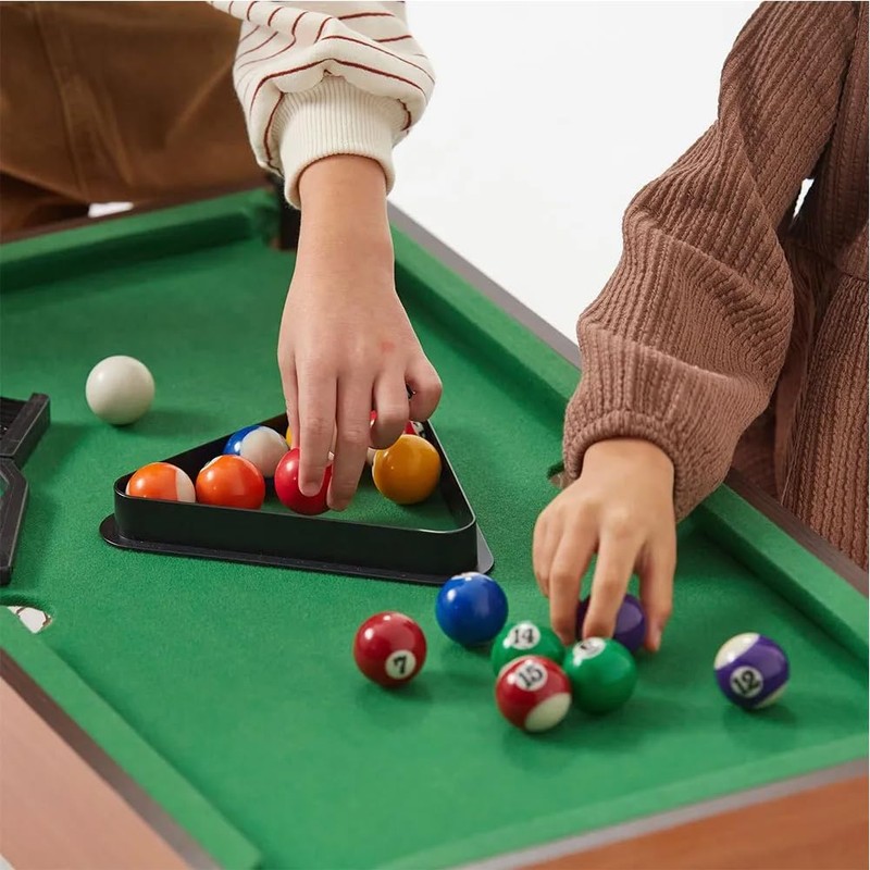 Lwuey Mini Billiard Balls Set, Resin Children Billiard Ball Easy