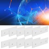 10pcs Aluminum Flat Connecting Joining Plate Flat Straight Mending Joining
