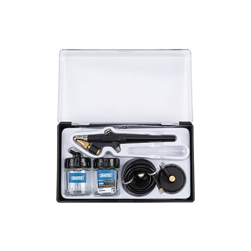 Draper 70831 Air Brush Kit (7 Piece)
