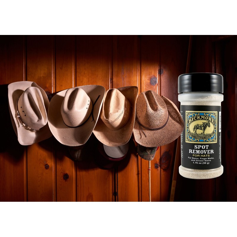 Bickmore Spot Remover for Hats- Cleans and Removes Stains, Grease,