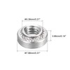 uxcell Self -Clinching Nuts,#8-32 x 0.14-Inch Stainless Steel Rivet Nut