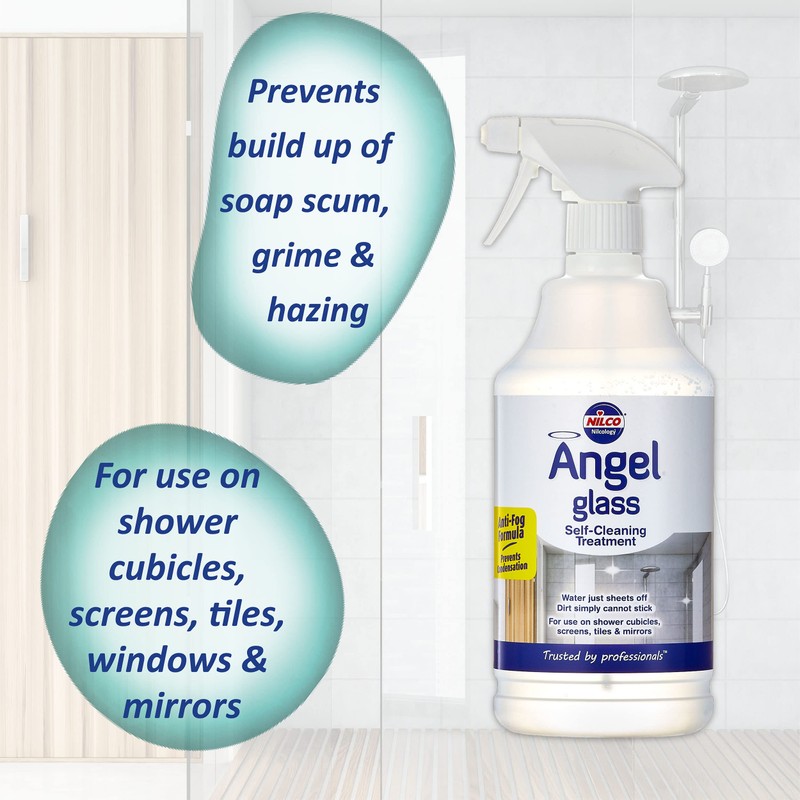 Nilco Angel Glass, Self Cleaning High Shine Glass Treatment, 70