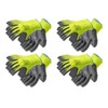 Högert Technik VECHTE Nitrile Coated Protective Gloves, Green/D Grey, Size