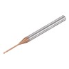 sourcing map Square Nose End Mill, 1mm Solid Carbide AlTiSin