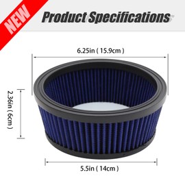 Hoypeyfiy Motorcycle Air Filter 29442-99C Filters Motorbike Accessory Replacement for Harley Davidson