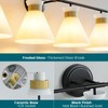 WOSHITU Bathroom Vanity Light Fixtures: 4-Light Mid Century Modern Vanity