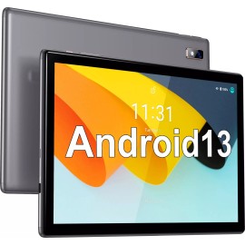 Byybuo 10.1" WIFI Tablets Computer Android 13 PC Pad 4+64GB Quad-Core Xmax Gift