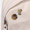 Spaceman Enamel Pins Set Astronaut Holding Rose Flowers Planet Lapel