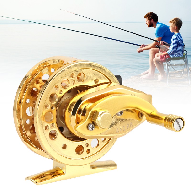 Portable All Metal Fishing Reels 5 Bearings 3.0:1 Gear Ratio