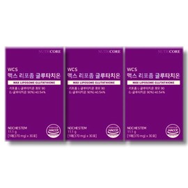 Nutricore Max Liposomal Glutathione 30 sheets, 3 boxes / 뉴트리코어 맥스 리포좀 글루타치온 30매 3박스