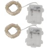 2pcs String Lights Remote Control LED Fairy Lights 16 Colors