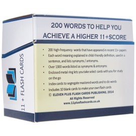 Eleven Plus: Vocabulary Flash Cards