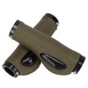Artificial Leather Bicycle Grips Liquid Silicone Palm Pad Shock Absorption