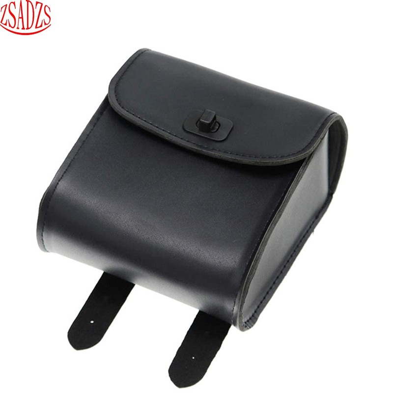 ZSADZS Motorcycle Side Bag Luxury Tool Bag Travel Touring Leather