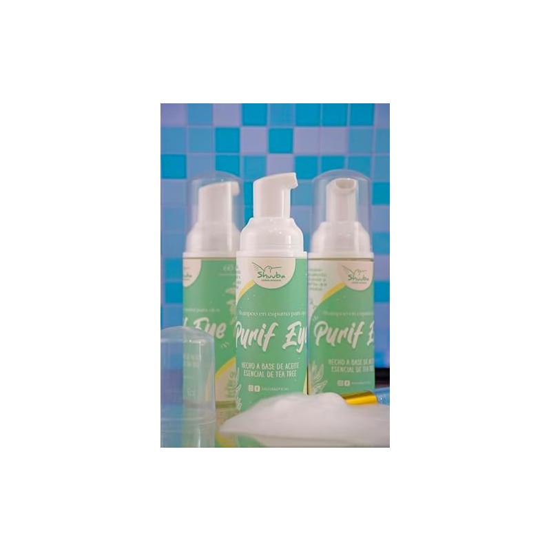 Purifeye Espuma Limpiadora Facial y de Pestañas con Aceite de