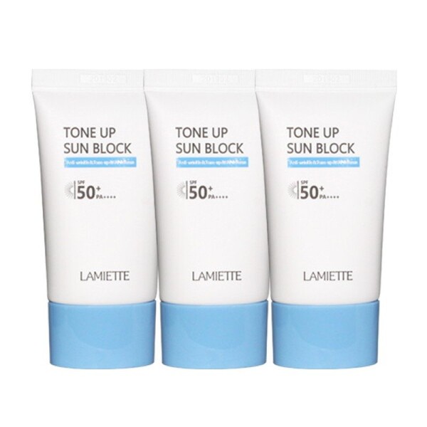 Half Club/Lamiette Tone-Up Sunblock 70ml X 3 / 라미에뜨 톤업
