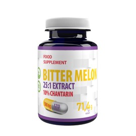 Bitter Melon (Momordica Charantia/Karela) 12,500mg Equivalent (500mg of 25:1 Extract) 120 Vegan Capsules, 10% Chantarin, High Strength Supplement