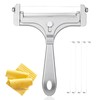 Stainless Steel Wire Cheese Slicer with 4 Extra Wires Cheese