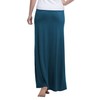 Urban CoCo Women's Stylish Spandex Comfy Fold-Over Flare Long Maxi