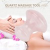 Pwshymi Massage Crystal Stone Natural Rose Quartz Crystal Massage Stone