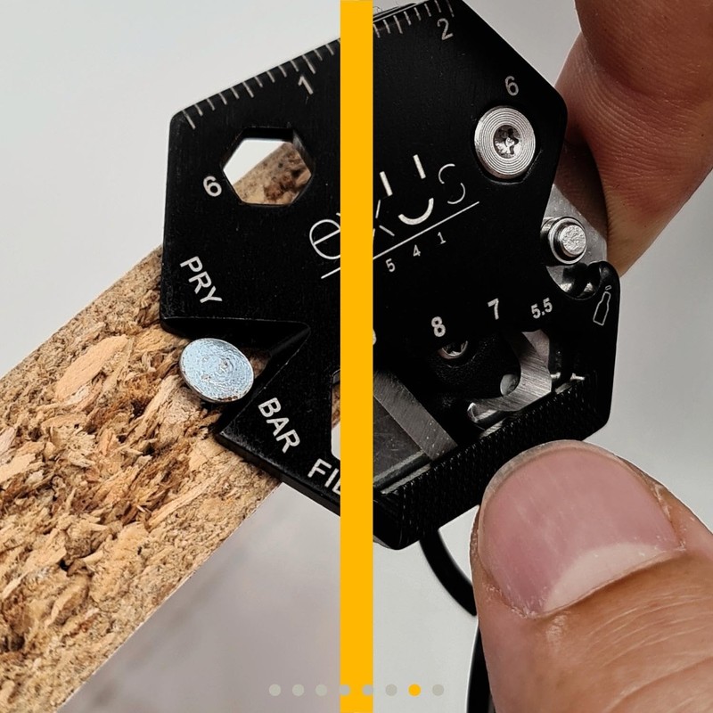 exUs 541 -16 in 1 Designer Multitool Tool Keyring Outdoor