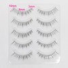 Bodermincer False Eyelashes, Natural Upper Eyelashes, 3D A14 Popular Handmade