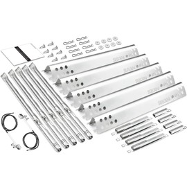 Hisencn Grill Replacement Parts for Charbroil Performance 5 Burner, 304 Stainless Steel Grill Parts for Charbroil 463347519, 463347518, 463361017, Replacement Parts for G470-5200-W1, G470-0004-W1