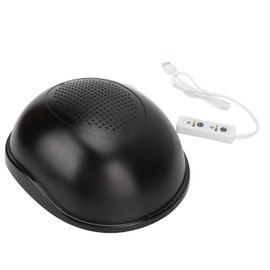 Hair Growth Helmet Professional Men Women 312pcs Light Chips Hair Regrowth Cap for Thinning Hair Black