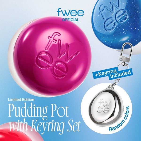 fwee Lip & Cheek Blurry Pudding Pot (5g) + Keychain
