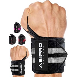 Muñequeras para levantamiento de pesas de 18 pulgadas, correas de muñeca para levantamiento de pesas, muñequeras para hombres y mujeres, Muñequeras