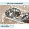 Oligsky Iron Dog Cat Bowls Elevated - Dog Cat Food