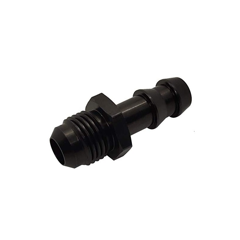 6AN Flare to 1/4 Hose Barb Fuel Line Fitting Adapter
