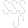 Nissa Chain Antibacterial Family Hook, Black, 0.9 / 9.1 inches
