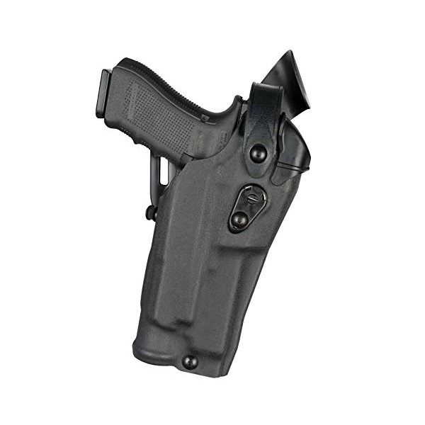 Safariland 6360RDS Level Three Retention Duty Holster, Red Dot Sight Compatible, STX Tactical Black, Right Hand, Fits: Glock 17/22 Surefire X300U