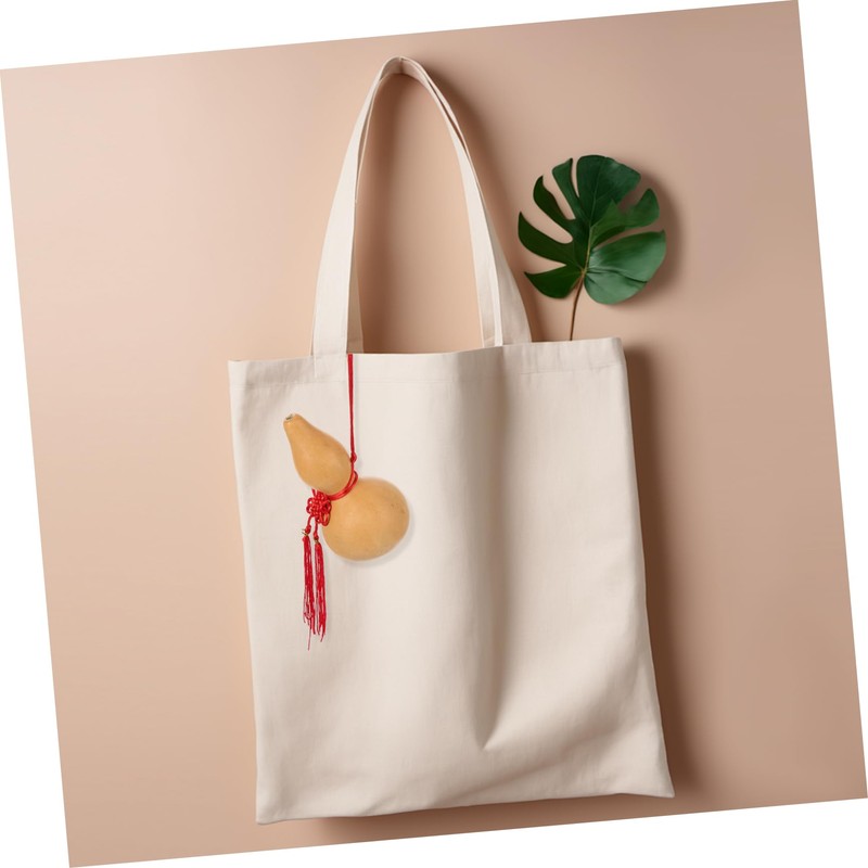 NOLITOY Natural Gourd Pendant for Car Decor DIY Keychain Bag