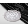 Selenite Crystal Charging Plate For Crystals And Healing Stones, 3"