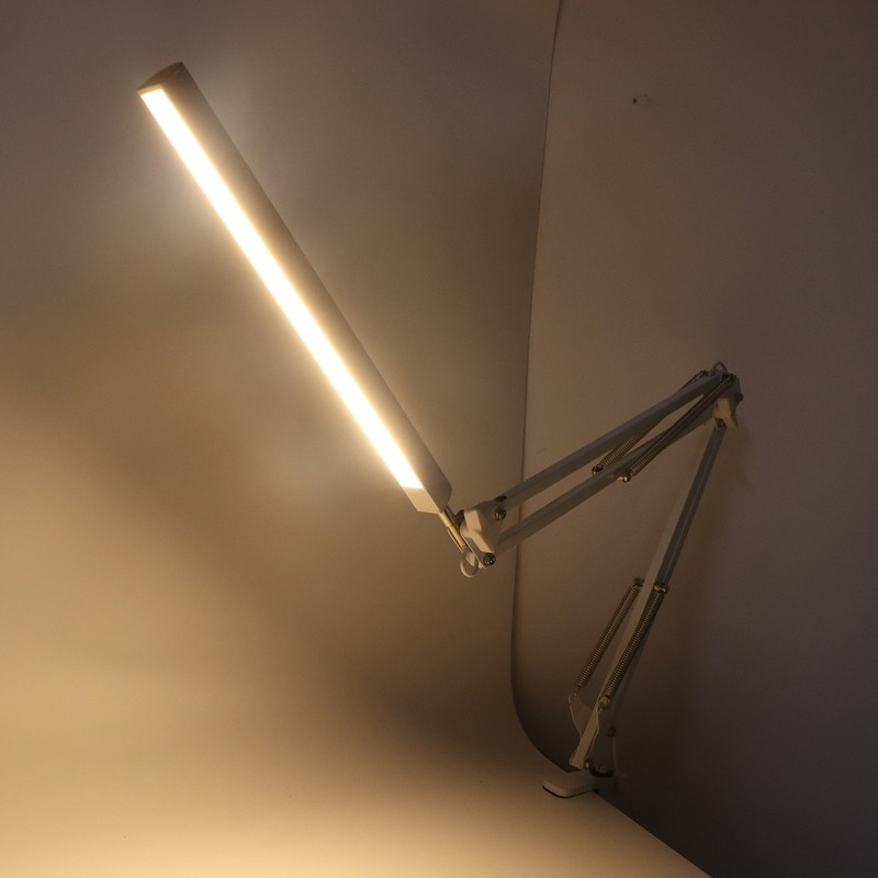 LED Swing Arm Lamp Adjustable Eye Caring Student Reading Desk