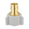 2-Pack EFIELD Pex-A Expansion Full Flow Brass Fittings 1/2" Pex