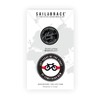 SAILBRACE La Roja Bracelet Red Bicycle Black, Zinc