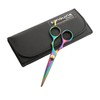 Professionelle Haarscheren, scharfe Haarschere, Titan, 13cm, mit Etui